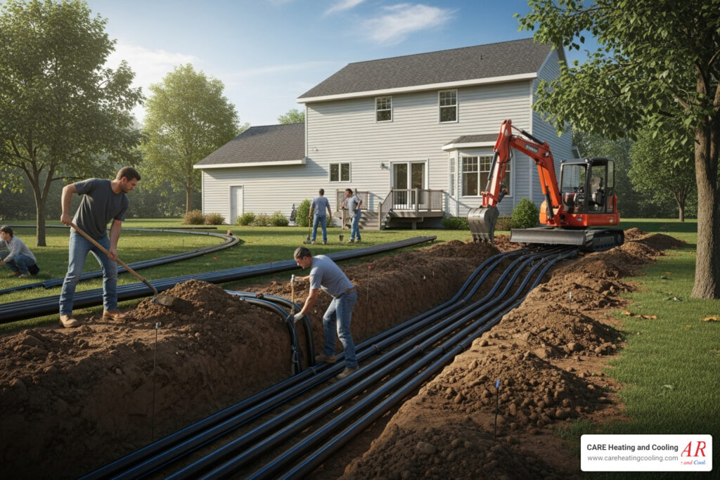 Experience Earth-Powered Comfort: Geothermal HVAC Solutions for Westerville Homes & Businesses 8 geothermal installation westerville