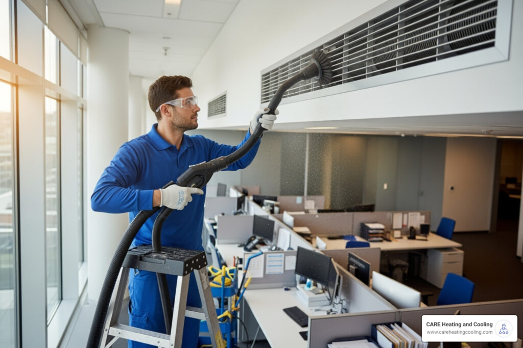 Keep Your Business Flowing: The Benefits of Clean Commercial Air Vents 4 air vents cleaned