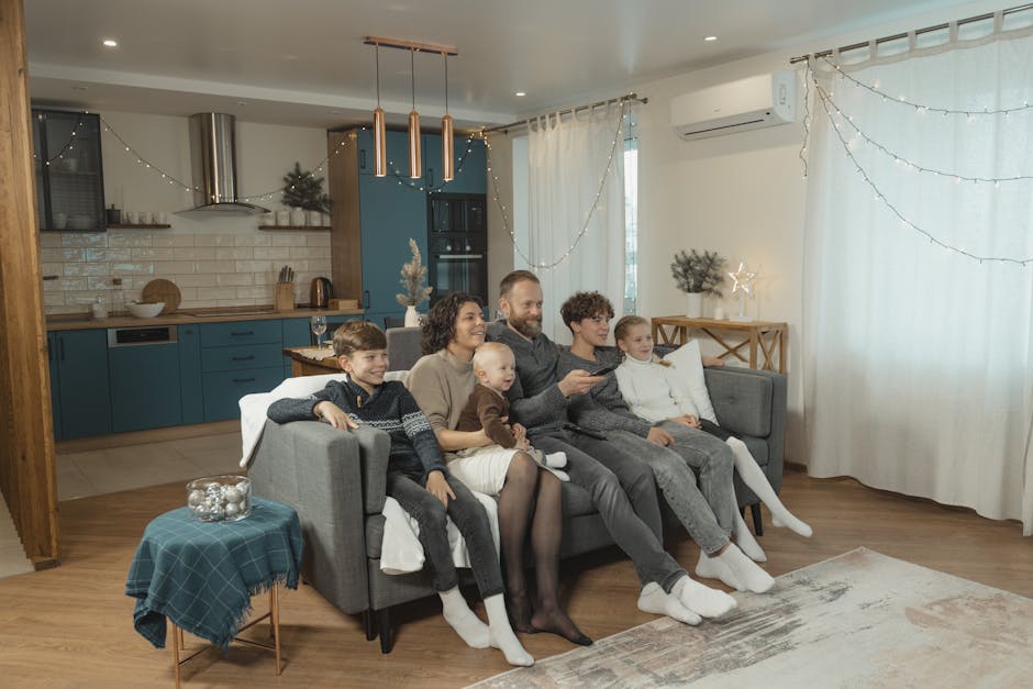 Columbus Homeowners: Your Guide to Residential Furnace Repair 10 comfortable family in a warm living room during winter in Columbus - residential furnace repair in columbus, oh